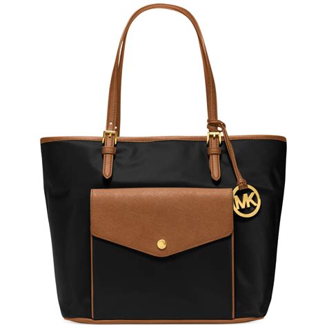 michael kors jet set nylon medium pocket multifunction tote|Michael Kors designer tote jetset.